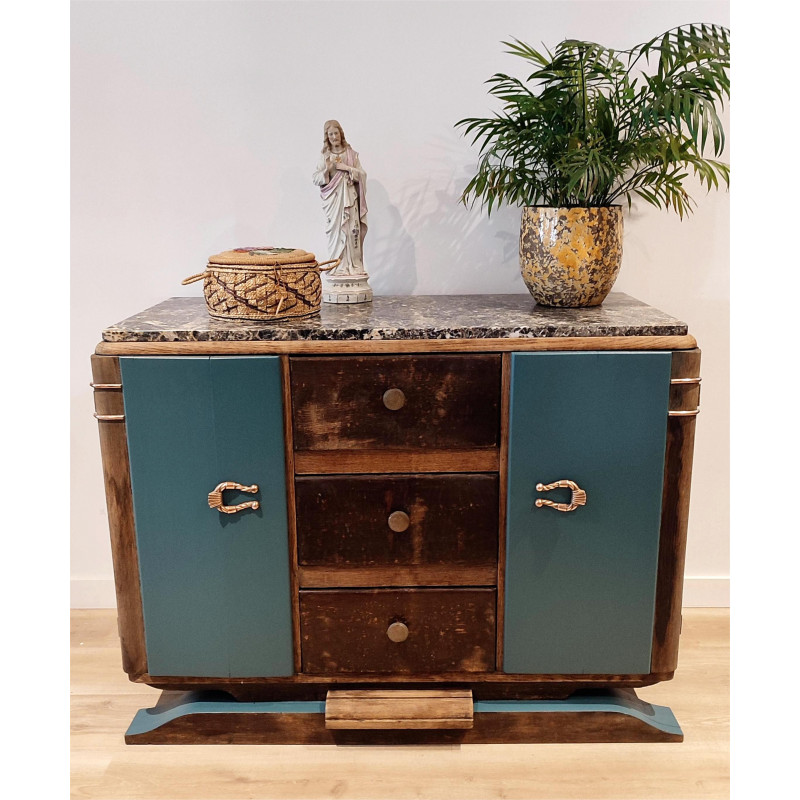 Meuble bas de coiffeuse 60's